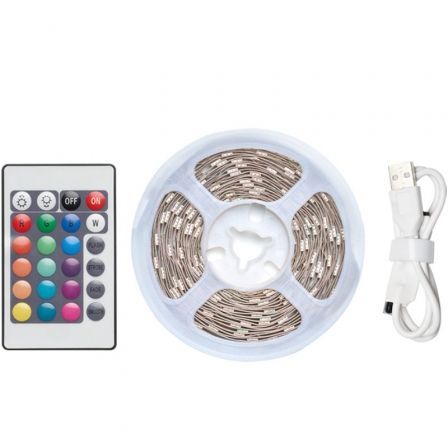 Vention Tira LED RGB PAAWJ con Control Remoto y Carga USB, 5m Vention Tira LED RGB PAAWJ con Control Remoto y Carga USB, 5m